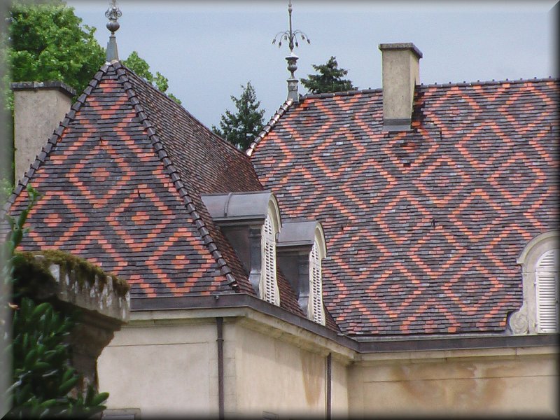La Toiture du Château de Collonges lès Bévy
