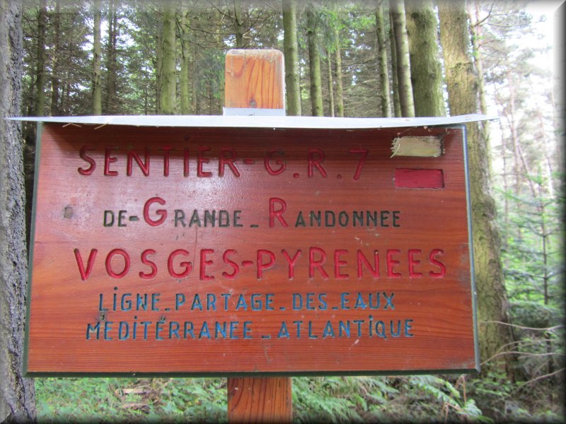 Le GR7 Vosges Pyrénnées